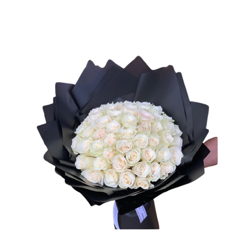 بوكيه ورد جوري أبيض